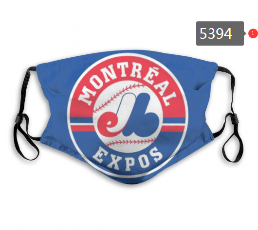 2020 MLB Montreal Expos #2 Dust mask with filter->mlb dust mask->Sports Accessory